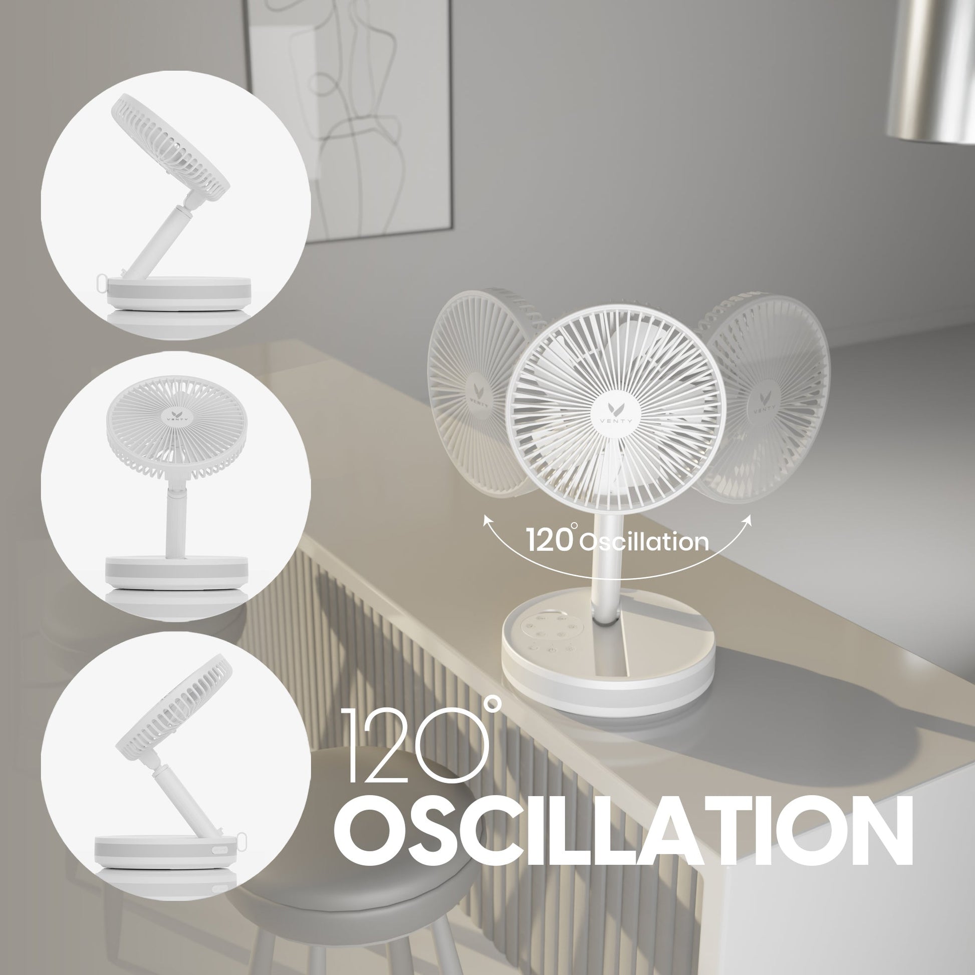 White fan detail