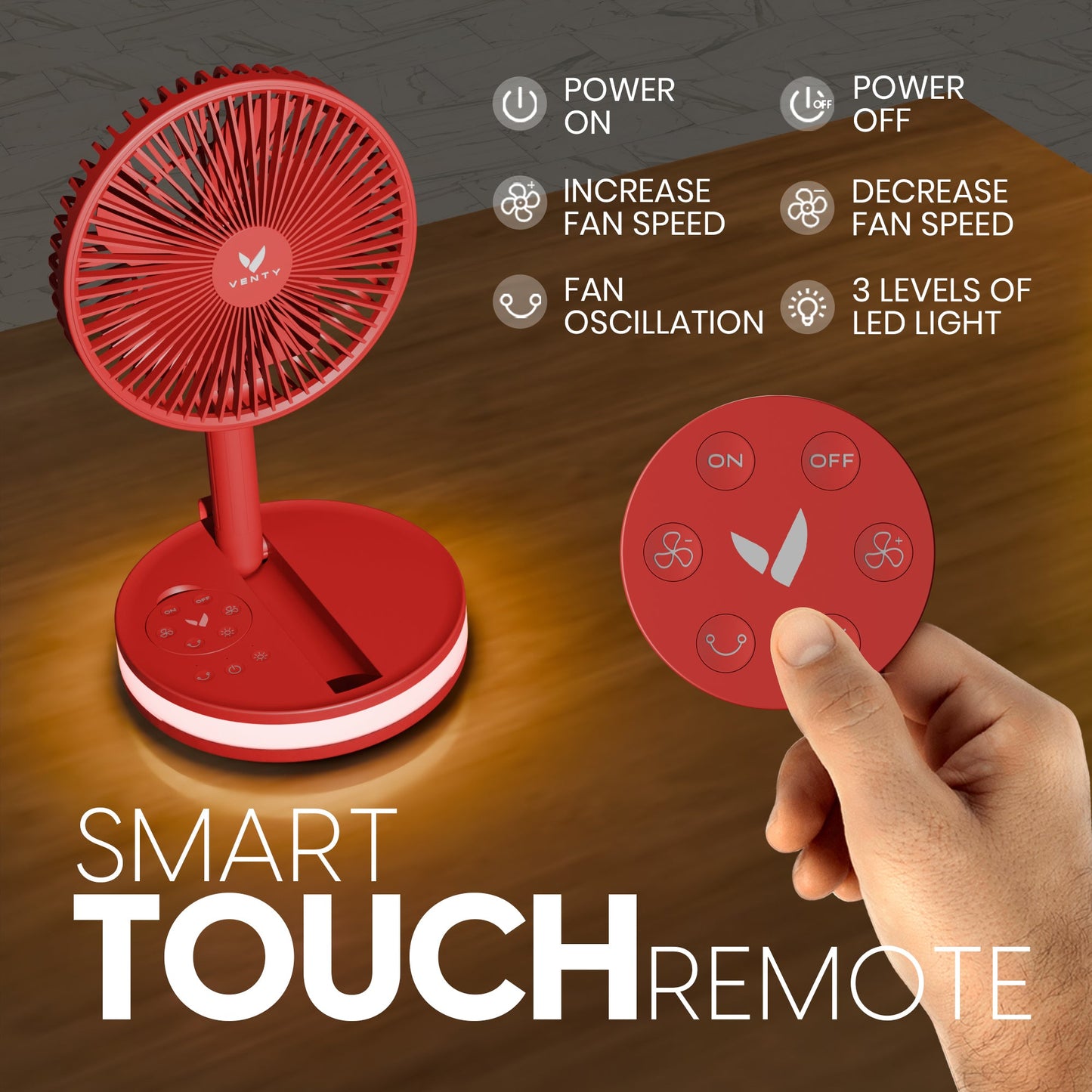 Red fan lifestyle